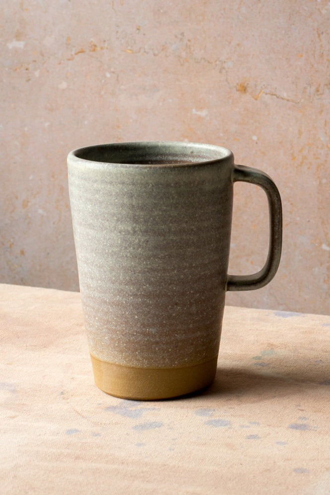 Wander Latte Mug: Handmade Ceramic Latte Cup, 16 oz