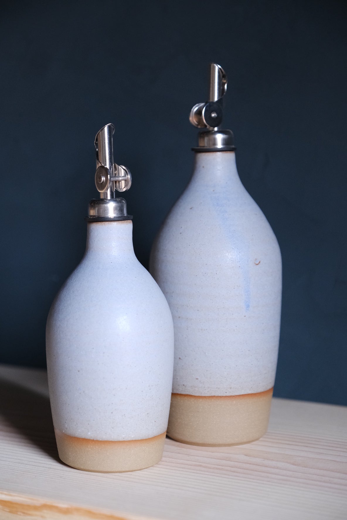 Wander Tall Oil Bottle: Large Ceramic Oil Cruet