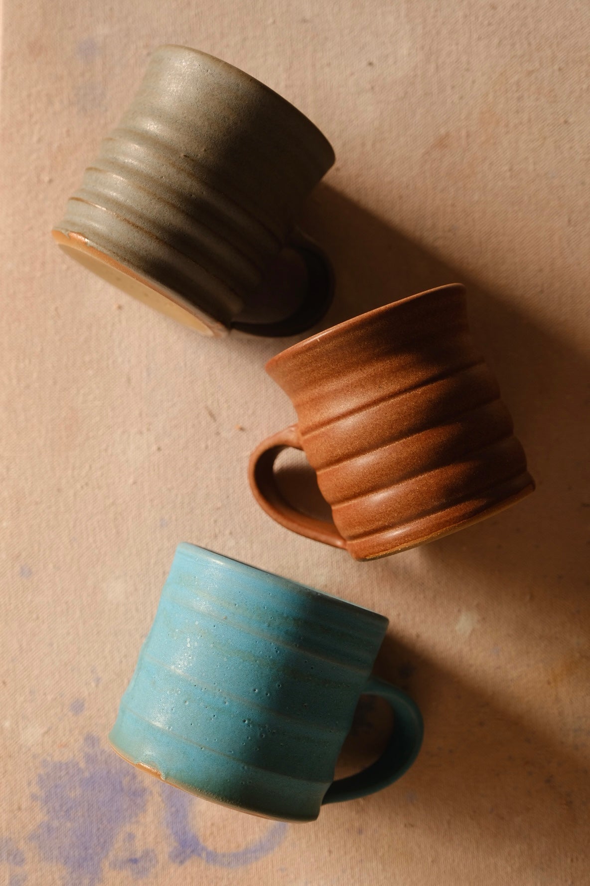 The Big Mug: Large Handmade Stoneware Coffee Mug