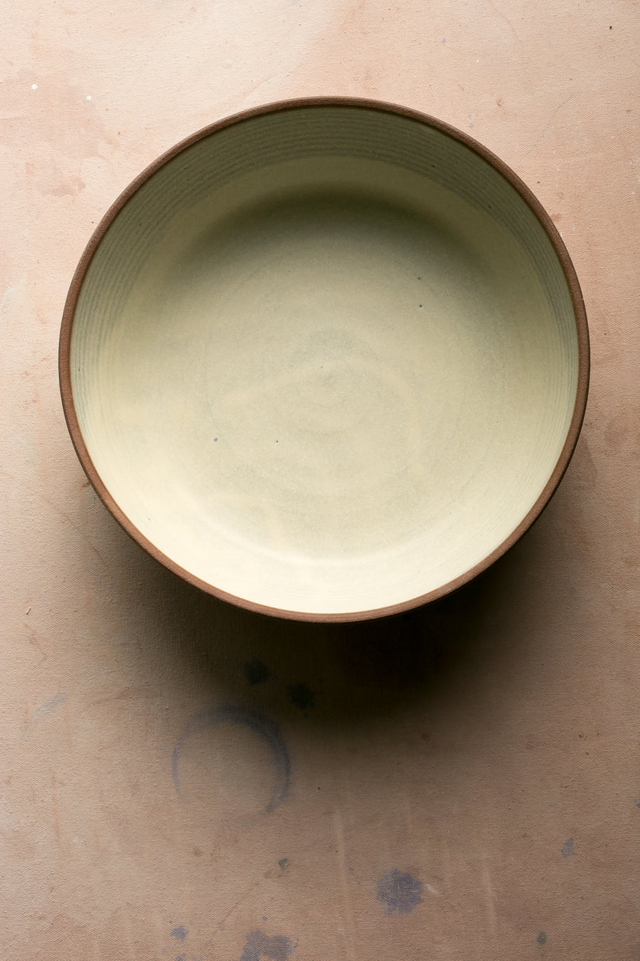 Red Stone Serving Bowl