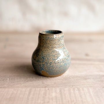 Blue Lichen Bud Vase